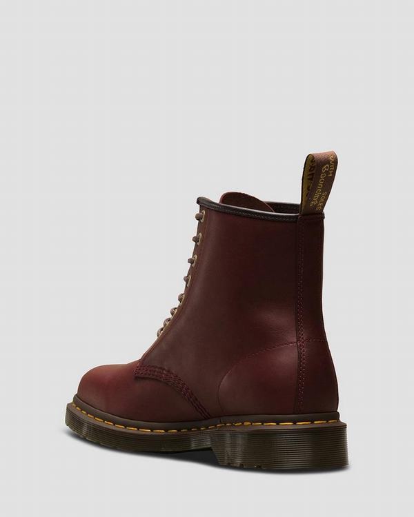 Dr Martens Dámské Kotníkové Boty 1460 Hardlife Vínové, CZ-538407